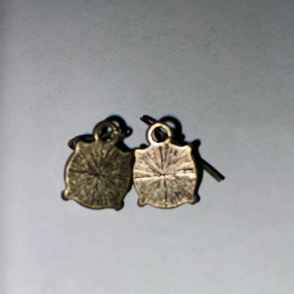 2 pairs! Boho wood and bead tassel earrings & blue green aquamarine earrings - Picture 6 of 6